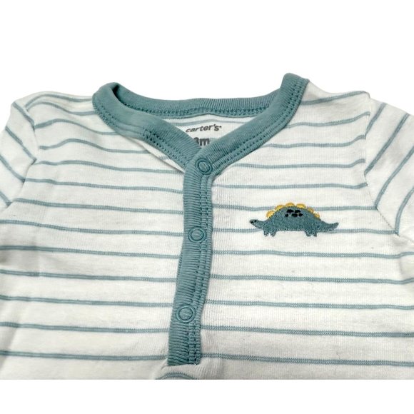 3 Baby Sleep Sacks - Cream, Blue, & Blue & White Stripe - Size - 3 Month‎ - Picture 9 of 11